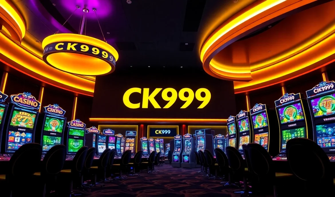 CK999 online casino platform with vibrant gaming screens and modern interface for engaging betting experience
