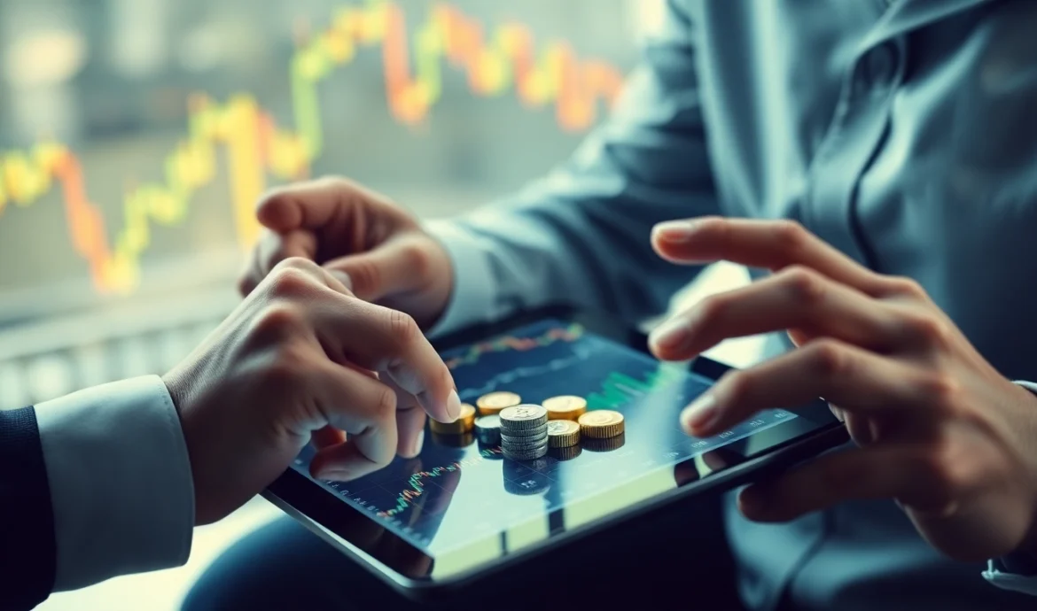 Investment Guides UK Expert financial advice with stock charts and gold visuals for investors